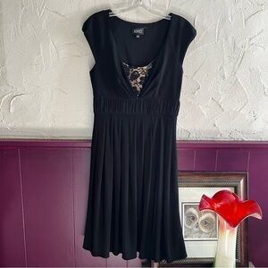 ADRIANNA Papell Black Dress Size 6 NWT